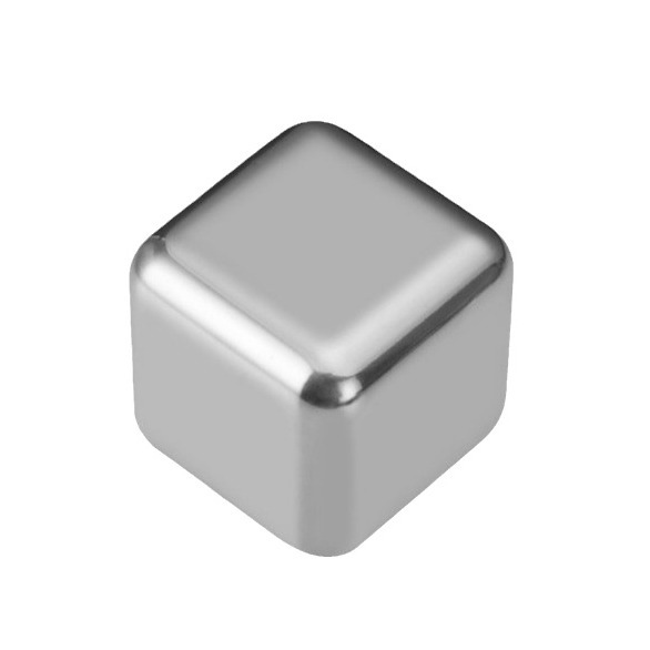 Single Stainless Steel Ice Cubes 304 Food Grade Metal Ice Cubes Quick-Frozen Ice Tartar Amazon Best-Selling Whiskey Stone