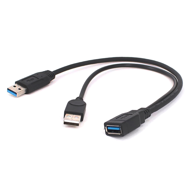 USB3.0 female to male extension cable usb3.0A revolution A female enhanced power supply external device mobile hard disk