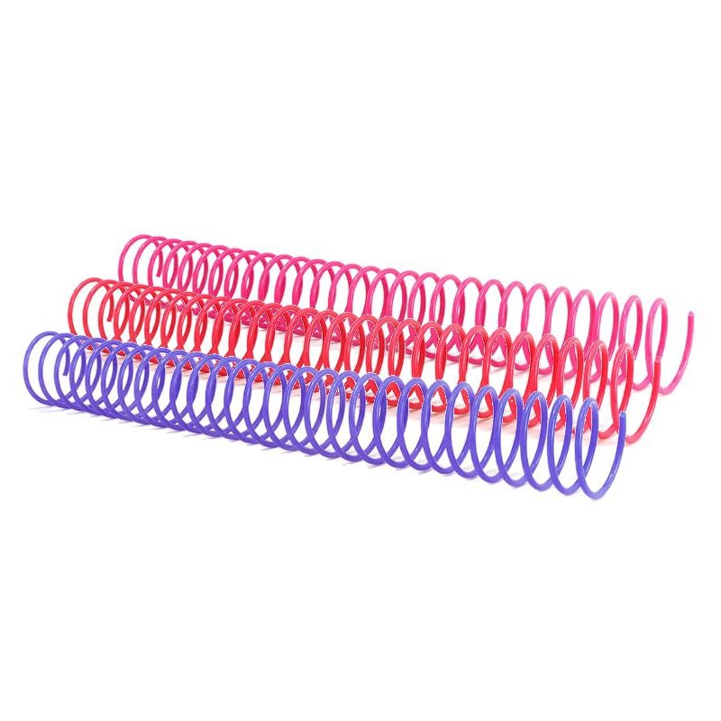 Manufacturer Wholesale Pet Snake Coil Pvc Plastic Colorful Single Coil Notebook with Environmentally Friendly Spiral Binding Book Ring