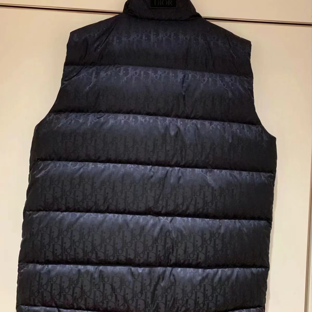 Autumn and Winter New Down Vest Men's Jacket Old Flower Collar Fashionable Trendy Warm Outer Wearing Vest Printed Vest