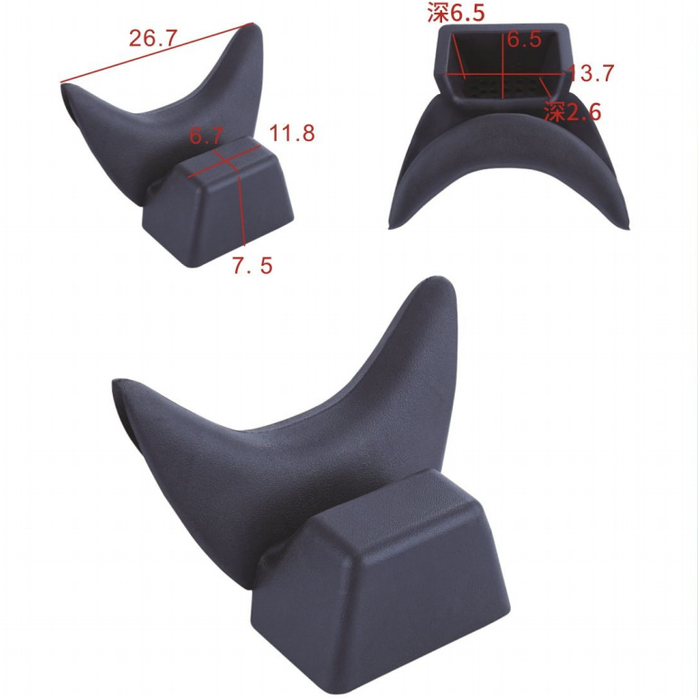 Shampoo Bed Pillow Cushion Barber Shop Hair Salon Ceramic Basin Headrest Rubber Punch Bed Cushion Pillow Accessories