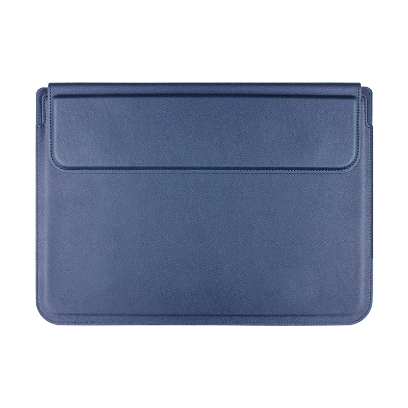 Suitable for MacBook 14inch Laptop Sleeve 13.3inch Dell Lenovo Stand Computer Bag Heightening Leather Case