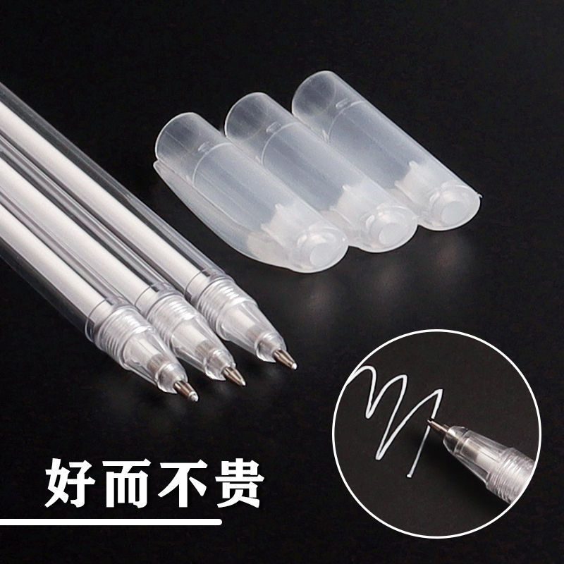 High-gloss pen painting brush art highlight white Pen Hook pen marker paint pen waterproof oily white marker pen