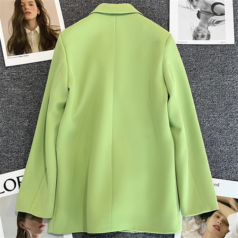 Candy Green Street Little Blazer Women's 2025 Spring and Autumn New Korean Style Internet Celebrity Temperament Small Casual