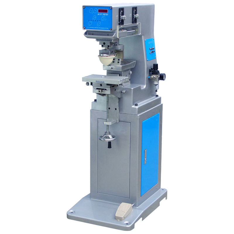 Semi-Automatic Pneumatic Single-Color Ink Printing Small Pad Printing Machine with Adjustable Shoe Sole Pad Printer