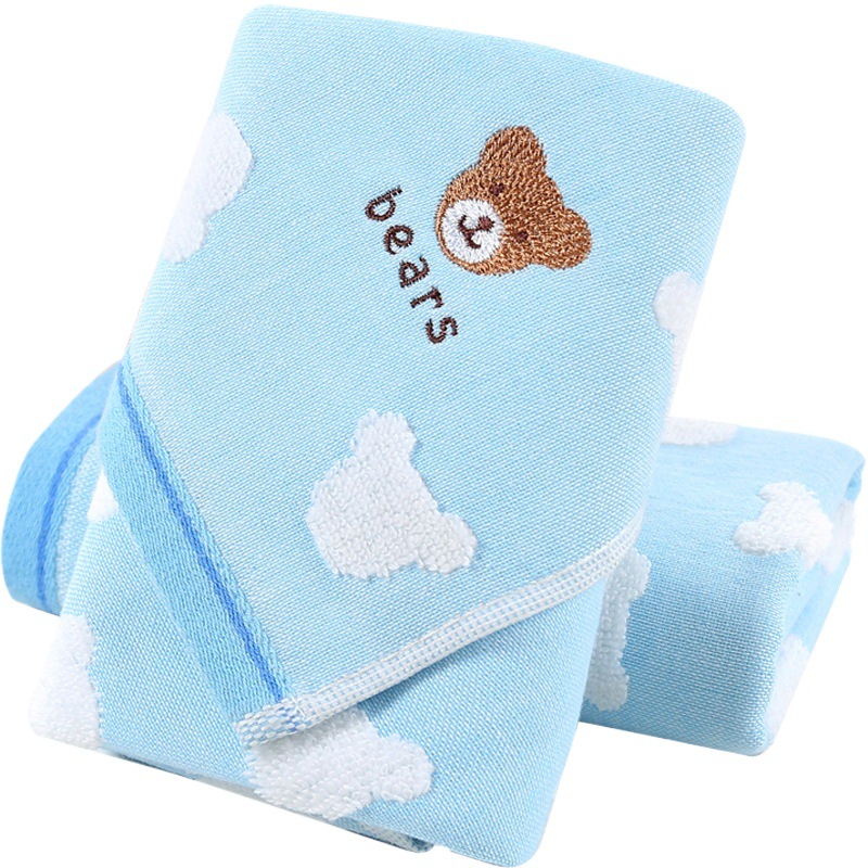 Pure Cotton Towel Creative Couple Beauty Cleansing Embroidery Cute Gift Home Face Wash Towel