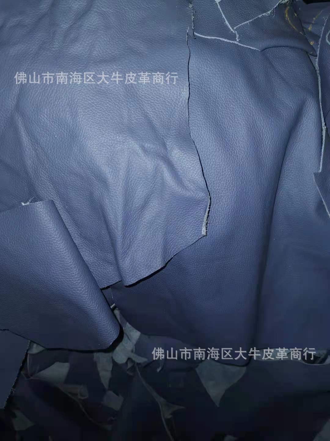 Cowhide Leather Block Blue Leather Royal Blue Furniture Leather First Layer Cowhide Children's Shoes Leather Slippers Cow Leather Cowhide