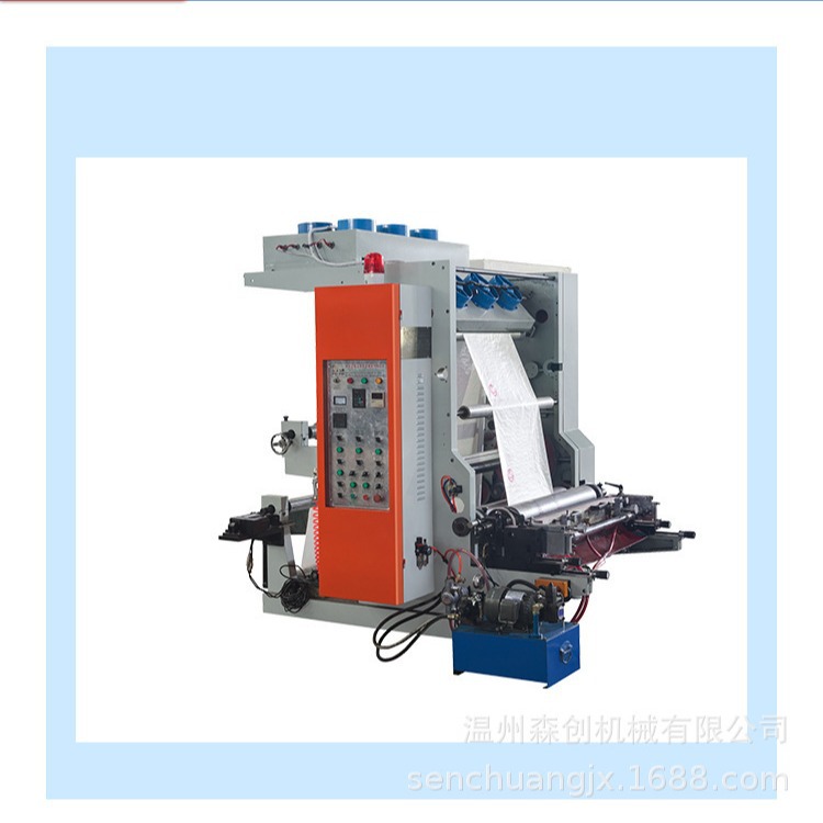 High-Speed Monochrome Plastic Film Soft Printing Machine Paper Straw Roll Paper Printing Machine Single Color Soft Printing Machine