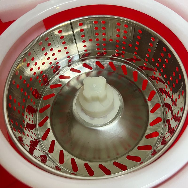 Fifth Generation Dual-Drive Rotating Mop, Hand-Washable Dry and Wet Dual-Use Wooden Floor Mop, Living Room Cleaning Mop