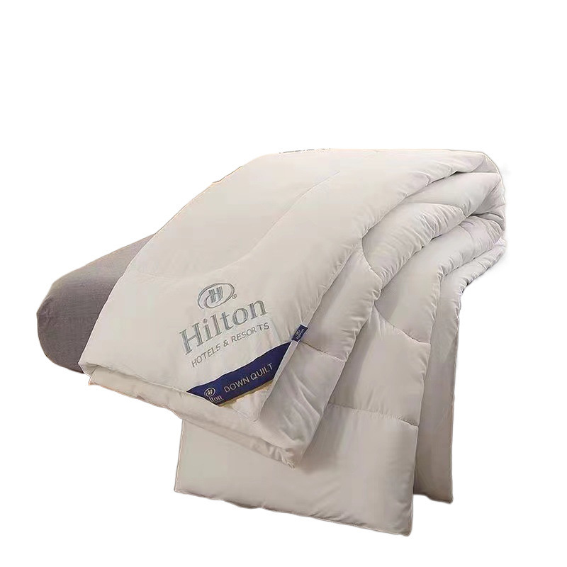 Hotel-Style White Goose down Imitation Duvet, Skin-Friendly for All Seasons, Spring, Autumn, Summer, Cool Quilt, Thickened Dormitory Warm Winter Quilt