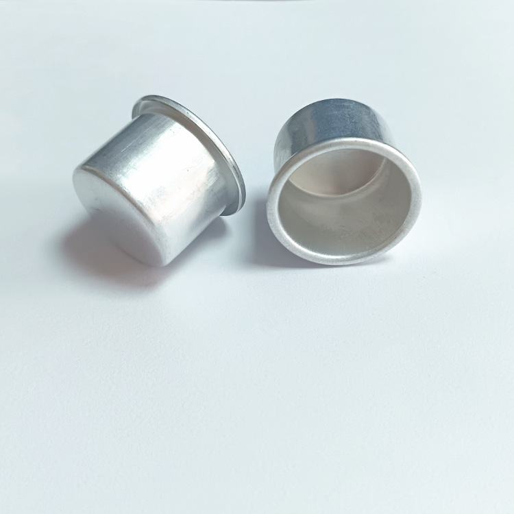 Foshan Manufacturer Hot Selling Candle Base Christmas Crafts Aluminum Washed White Inner Diameter 22.2mm Candle Cup Ornaments