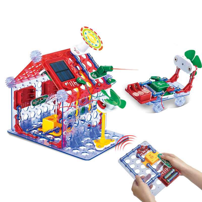Electrical Boy 9988 Digital Building Blocks 100 Pieces of Kidsren's Circuit Toys Educational Stem Science Experiment Birthday Gift