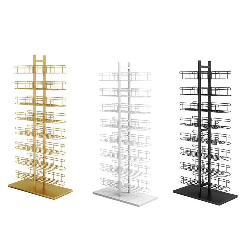 Hat Holder Hat Storage Rack Display Rack Hat Rack Multi-Layer Hanging Iron Rack Clothing Store Double-Sided Floor-Standing