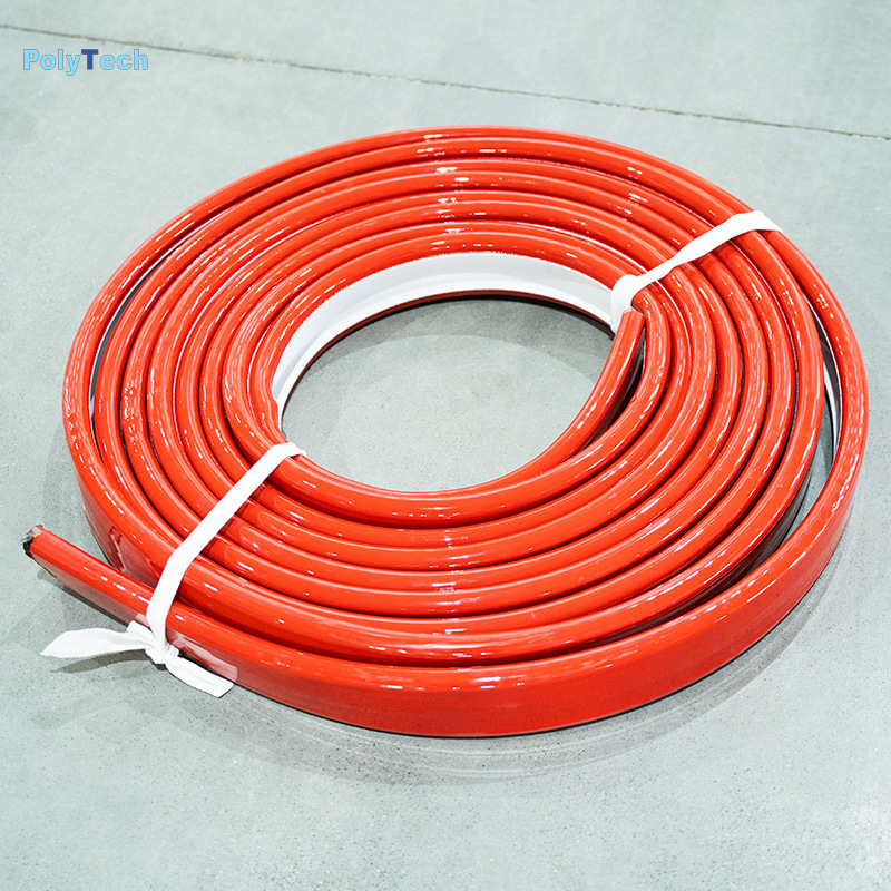 Polytech Adapts to a Variety of Trapezoidal Wear-Resistant Colorful Polyurethane Elevator Handrails and Escalator Handrails