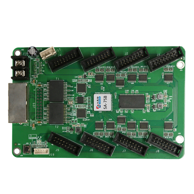 Kalite 5A-75B Control System Card 8 cable ports support 32 scanning led display full color receiving card