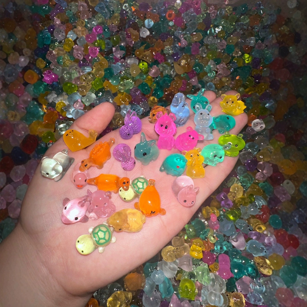 English Luminous Blind Bag Small Toys Small Animals Mini Cute Luminous Surprise Blind Bag Children's Gifts