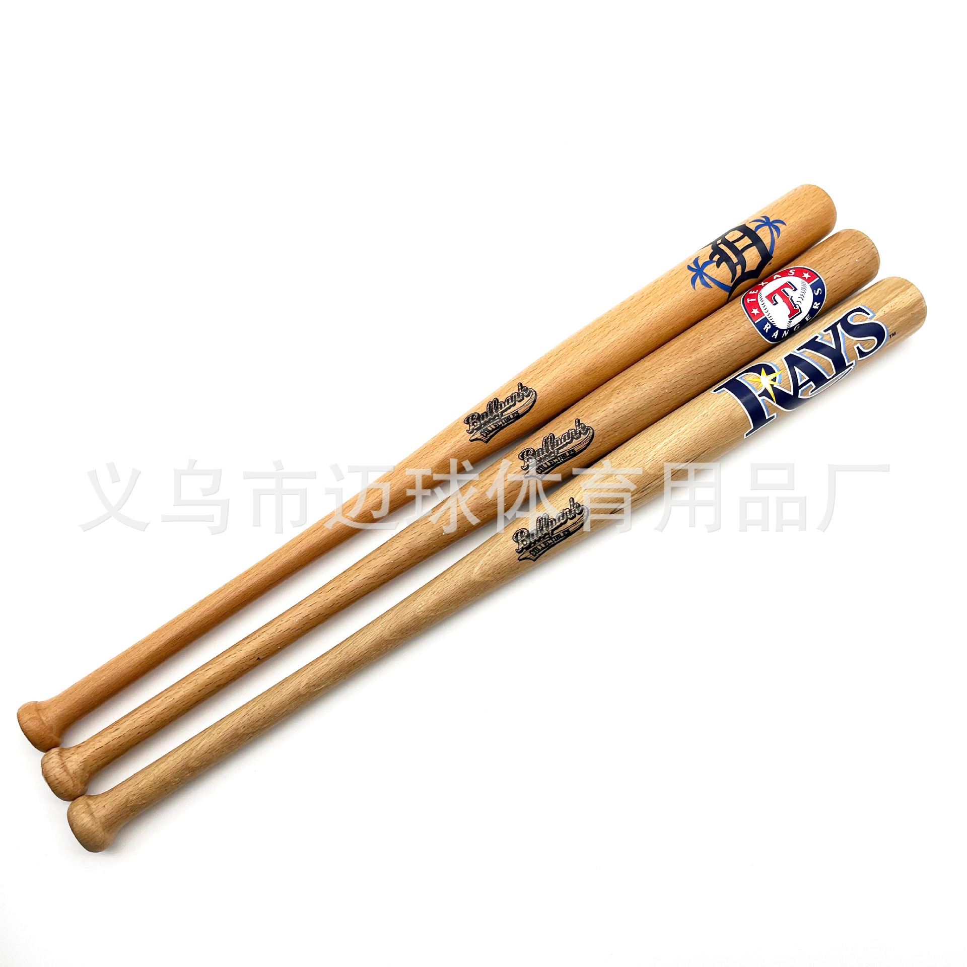 Spot Log Blank 18-Inch 45cm Wooden Baseball Bat Mini Solid Wood Bat Can Be Used as Logo Pattern