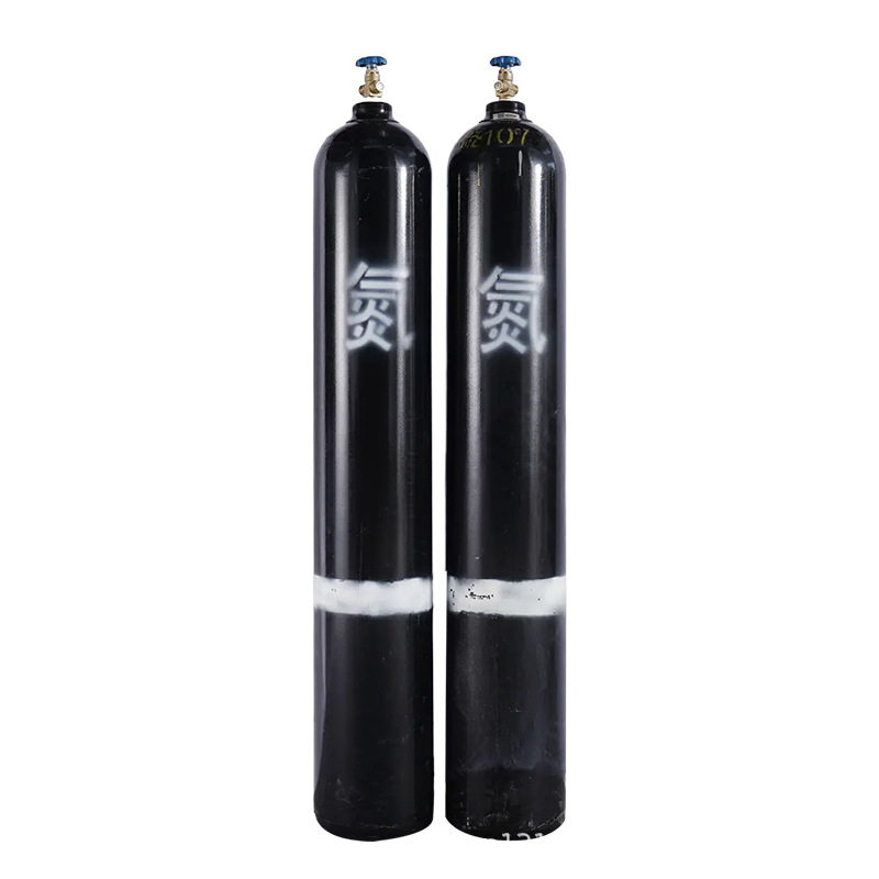 Nitrogen Gas Cylinder Spot Industrial Nitrogen Source Factory Wholesale Food and Beverage Preservation Nitrogen Gas Cylinder