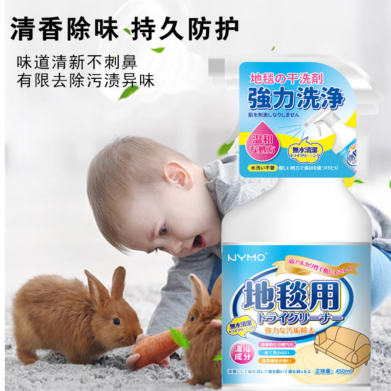 Sofa Carpet Cleaner Hotel Hotel Household Wool Blanket Cleaner Water-Free Stain Removal Cleaner Dry Cleaning