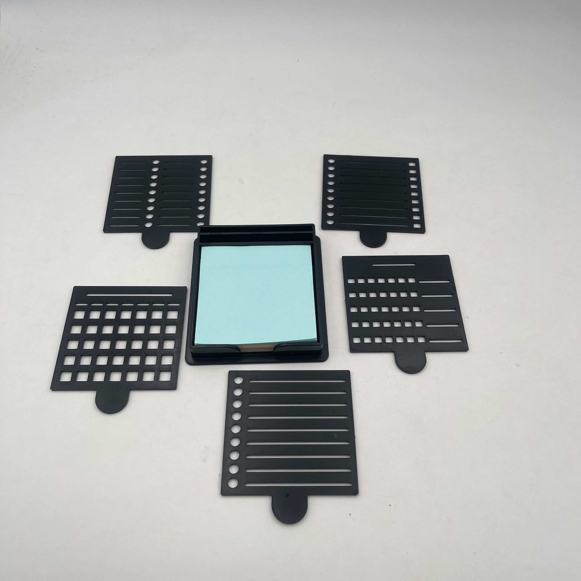 Cross-border Amazon New Post-It Note Template Double Insert Post-it Note Template Storage Box