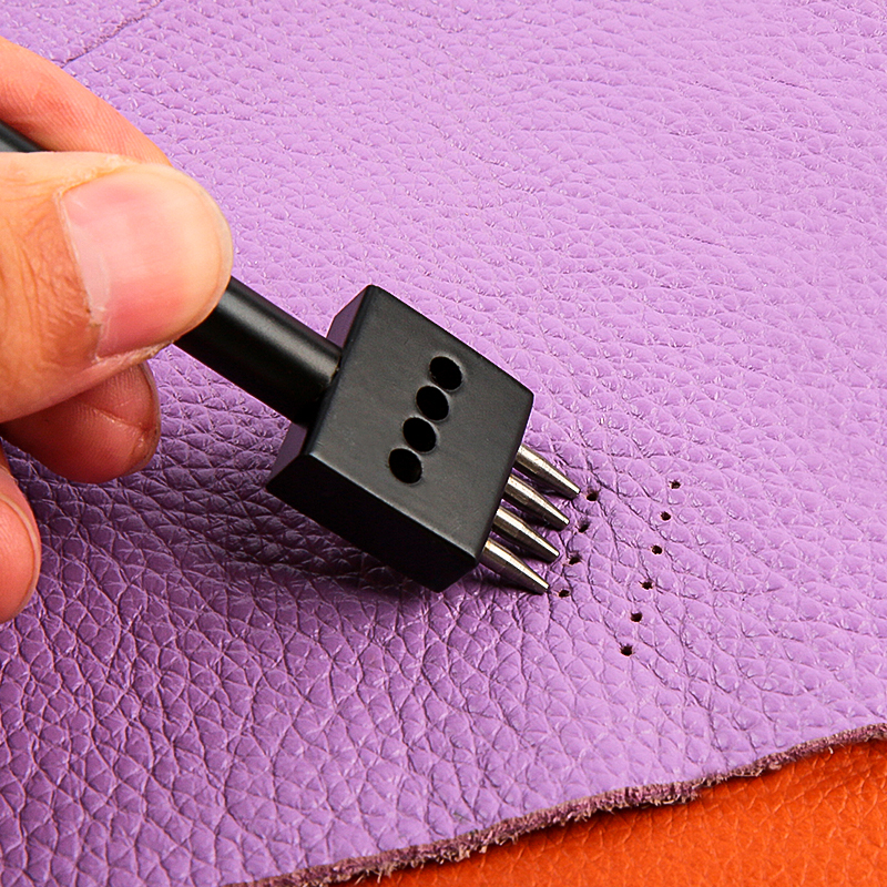 Leather Tool Round Punch Multi-Hole Punch Round Punch DIY Handmade Leather Goods Punching Sewing Leather