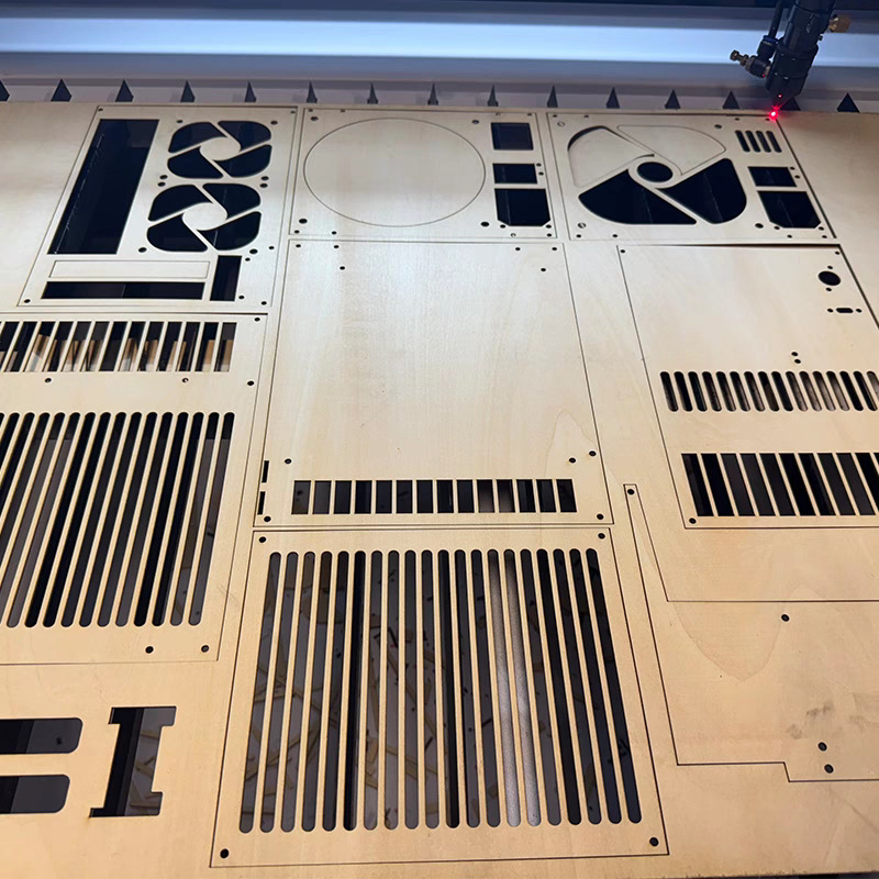 Laser Cutting Wood Board Cutting Model Engraving Cad Drawing Ai Drawing Customization Acrylic Basswood Board Processing