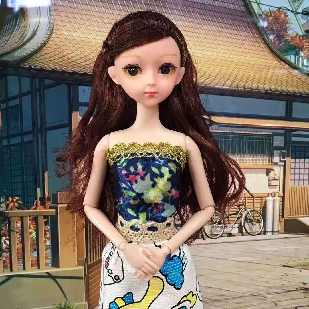 Babeier toy Princess joint doll DIY Girl hand-painted creative dress-up children's toy