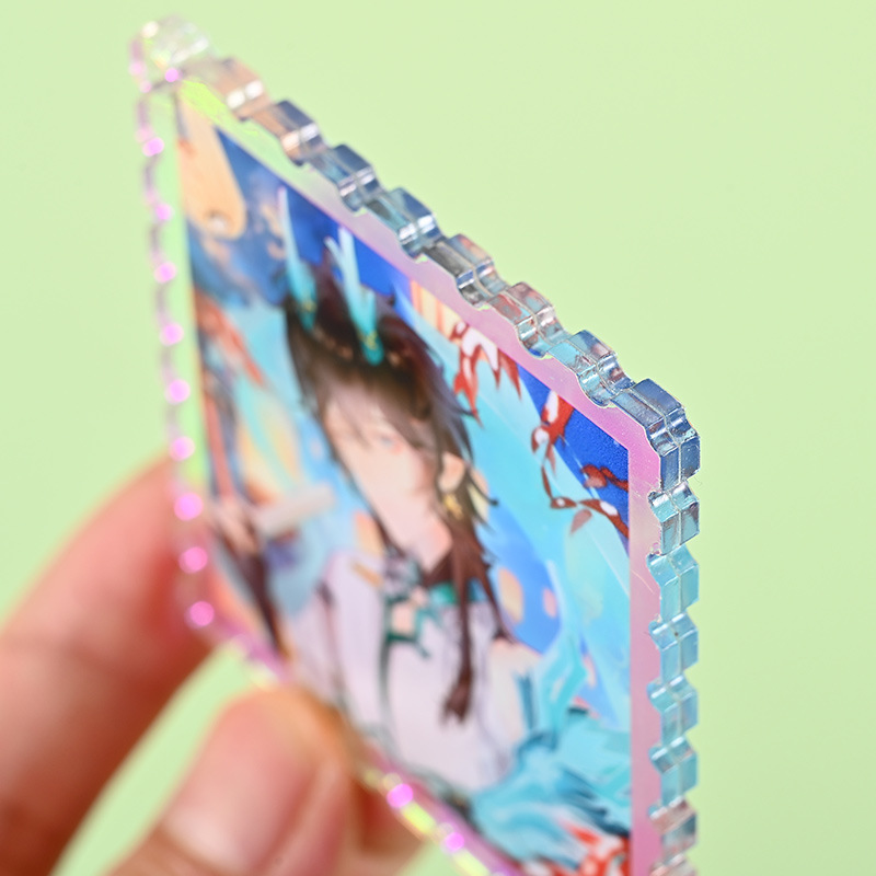 Acrylic Stand-Up Custom DIY Keychain Cartoon Rocker Custom-Made Anime Star Humanoid Pendant Ornaments