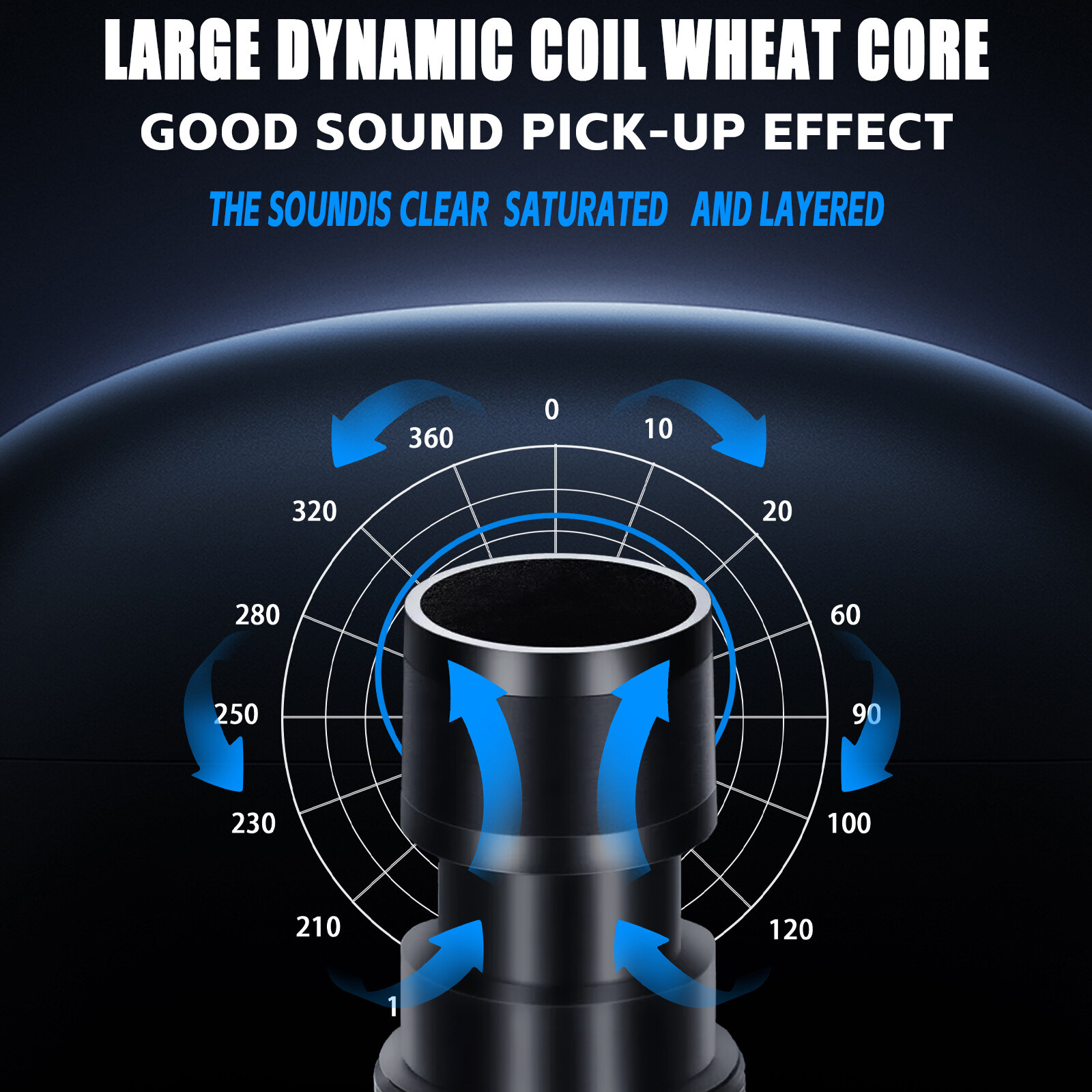 Cross-border U-segment wireless microphone family singing K-song stage sound KTV large volume professional handheld wireless microphone