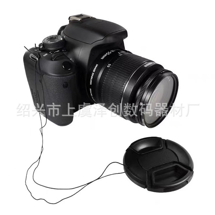 For Canon Nikon Wordless Lens Cover 49 52 55 58 62 67 72 7782mm Lens Cover