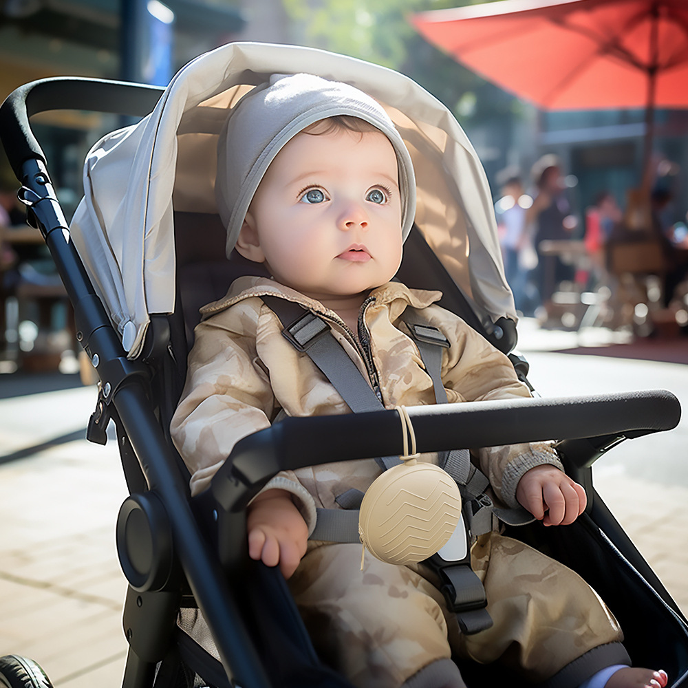 Children's Portable Easy-To-Clean Pacifier Cosmetics Bag Change Key Headphones Fda Food Grade Silicone W Zipper Cosmetics Bag