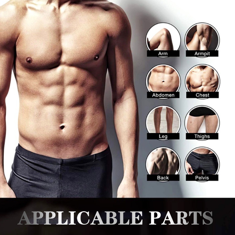 East Moon Men's Hair Removal Cream to remove armpit hair, leg hair, chest hair, skin cleansing, mild and non-irritating portable hair removal