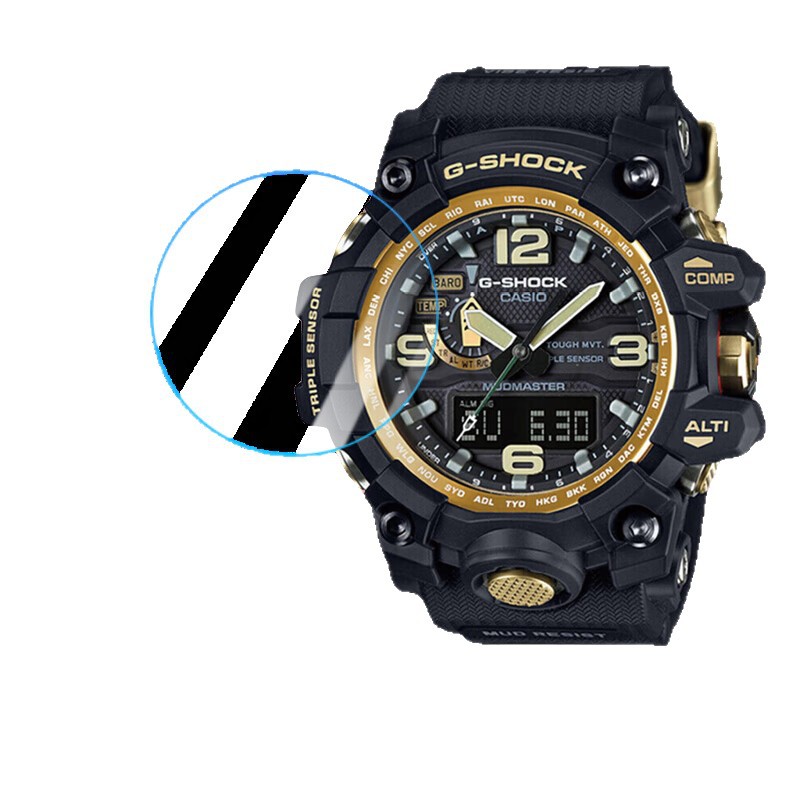 Suitable for Casio Gwg-1000 Watch Tempered Film Big Mud King One Dial Protective Film Screen Protector
