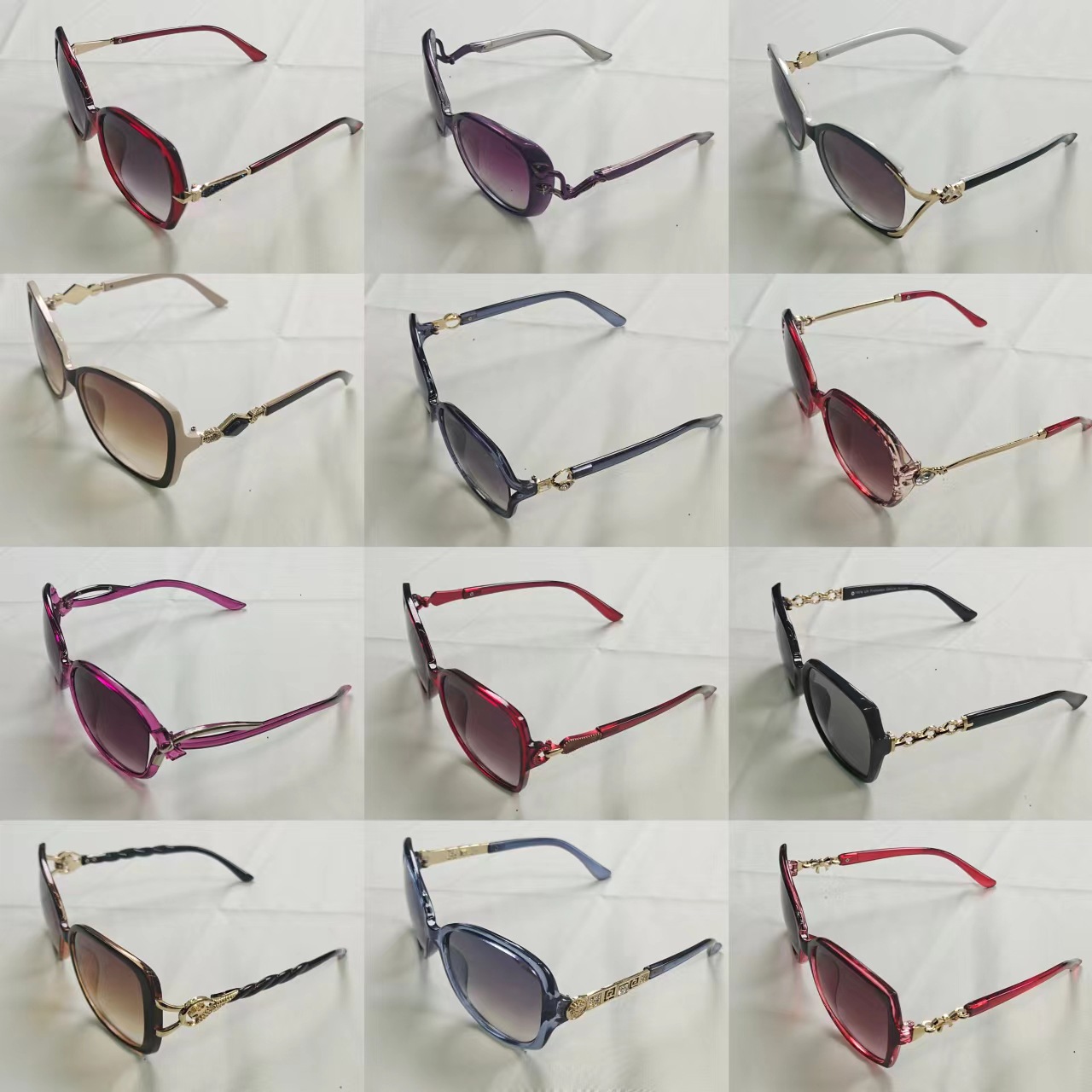 Manufacturer Women's Sunglasses, Fashionable and Trendy Sunglasses, Mixed Batch, Hundreds of Styles, Street Stall Sunglasses, Mixed Batches