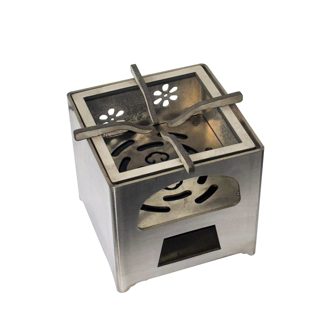 304 Stainless Steel Carbon Stove Alcohol Stove Candle Warm Tea Stove Enclosing Stove Tea Blast Metal Blast Stove Stove Carbon Stove