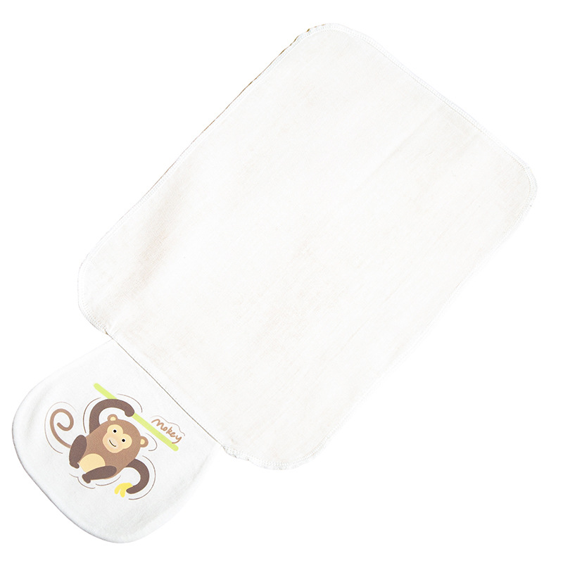 Manufacturer Wholesale Baby Breathable Sweat Towel 4 Pack Kindergarten Sling Sweat Towel Twelve Zodiac Cotton Yarn Sweat Absorbent