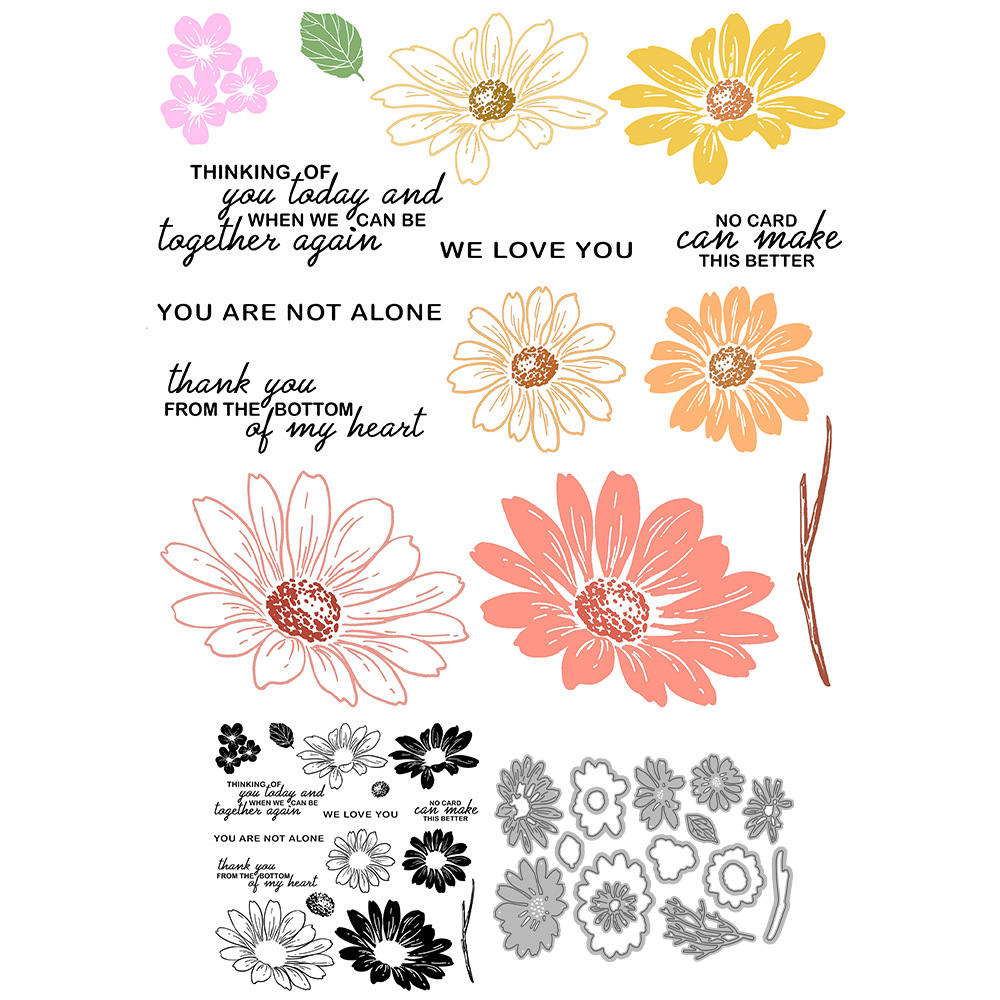 Petal scrapbook metal carbon steel knife mold silicone stamp cutting die embossing etching cutting knife mold