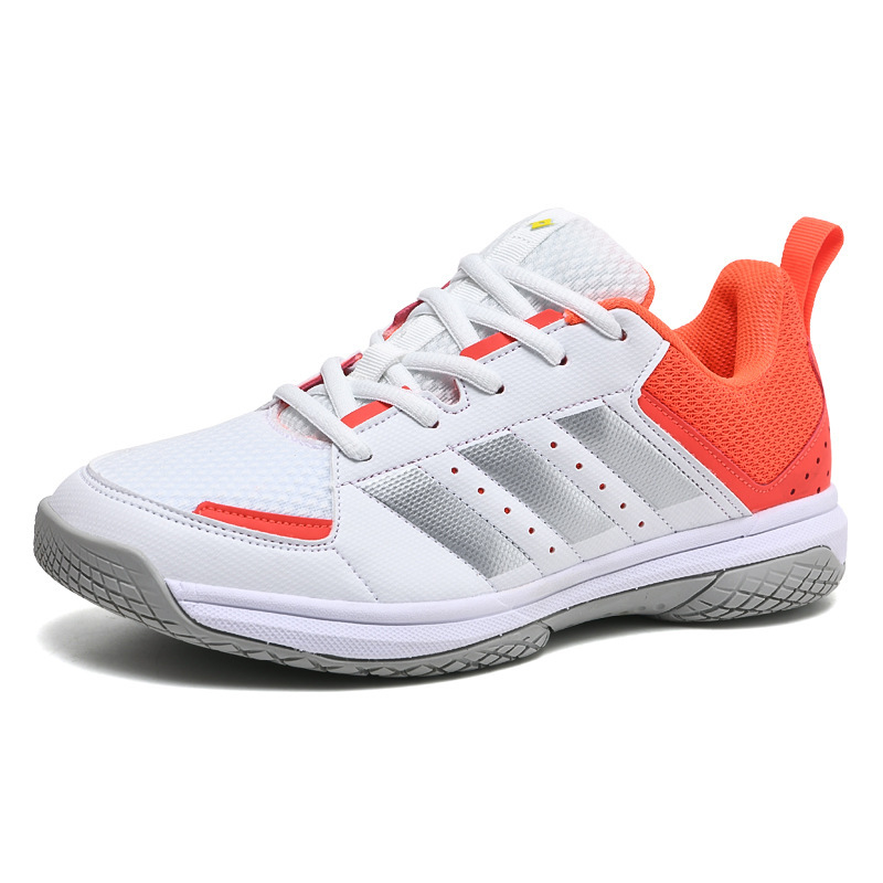 Foreign Trade New Anti-Slip Volleyball Shoes Mesh Breathable Shock-Absorbing Men's and Women's Professional Training Table Tennis Shoes Badminton Shoes