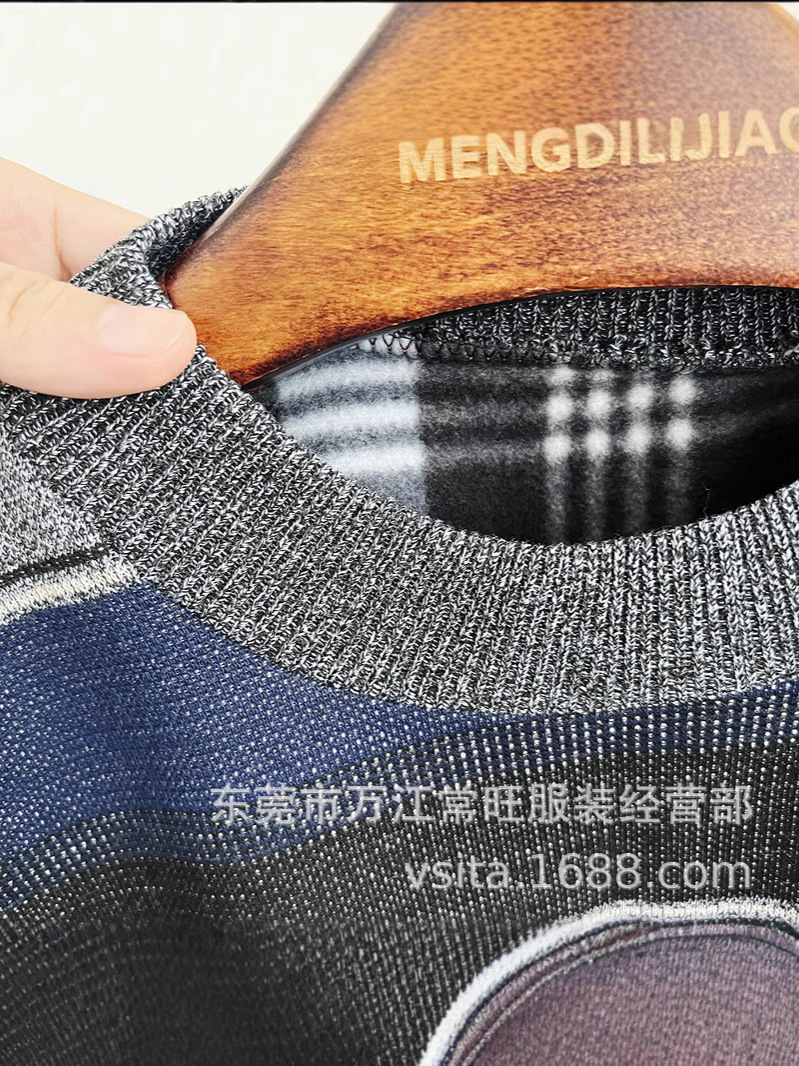 Stall economic cheap men's sweater running Jianghu stall supply middle-aged jacket trade cross-border factory direct sales