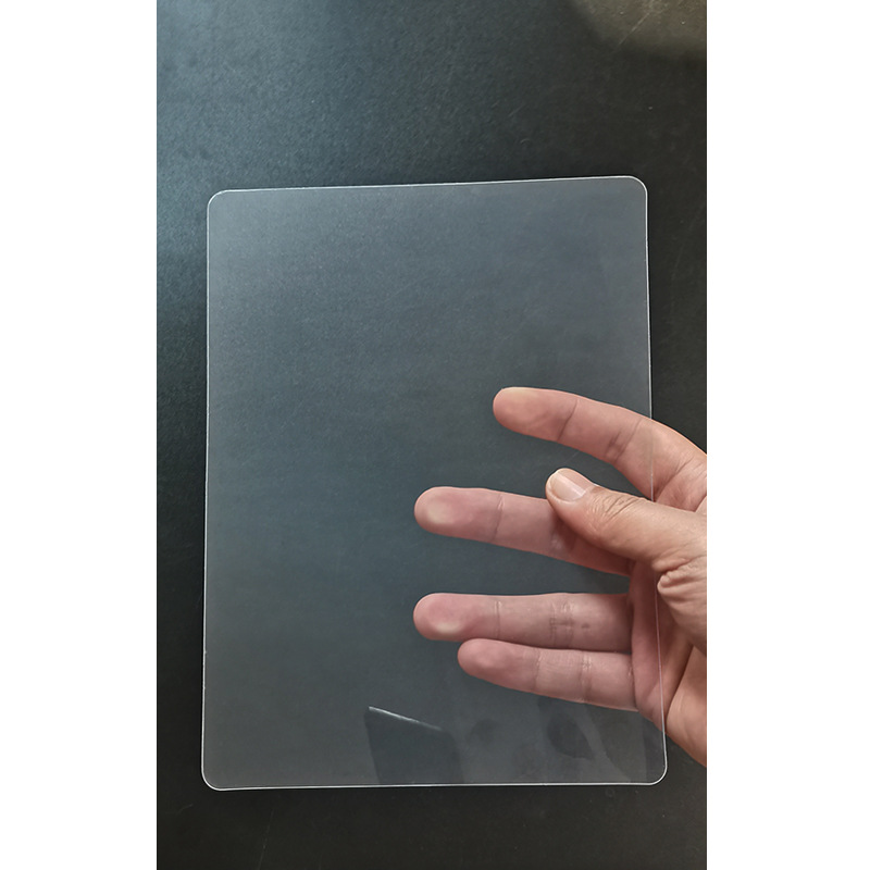 A4 transparent pad PVC plastic card exam pad learning pad writing office desk pad card PVC pad