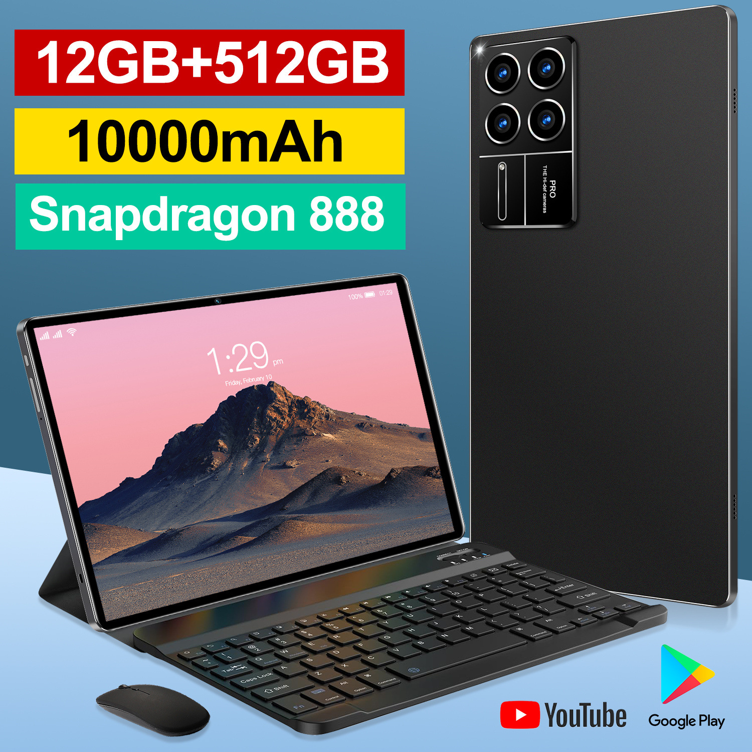 В наличии оптовая продажа планшетов 10 дюймов / 15 дюймов планшет Pro15 кросс-зеркало иностранной торговли десятиъядерный ультратонкий 4G HD звонки