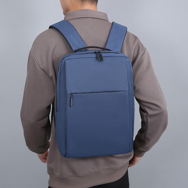 Men's and Women's Casual Backpack Oxford Cloth Schoolbag Large Capacity Business Commuter Travel Backpack Fashion Computer Bag Backpack