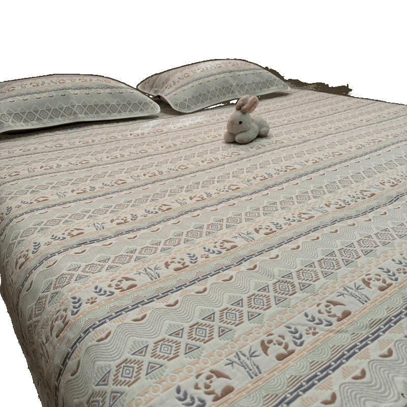 Pure Cotton Six-Layer Gauze Soft Mat for Infants, Students, Adults, Double Air-Conditioned Room, Non-Yazan Coarse Cloth Bed Sheetss