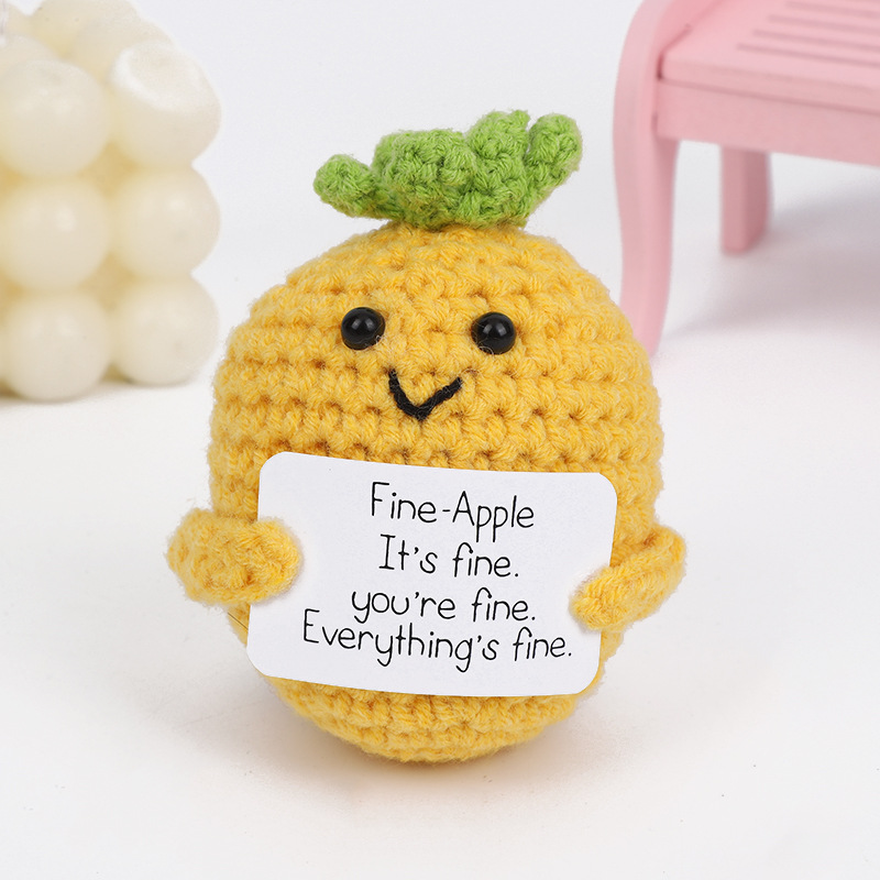 A Handmade Woven Woven Pendant Cute Positive Energy Funny Doll Ornaments Octopus Mushroom Owl Charm