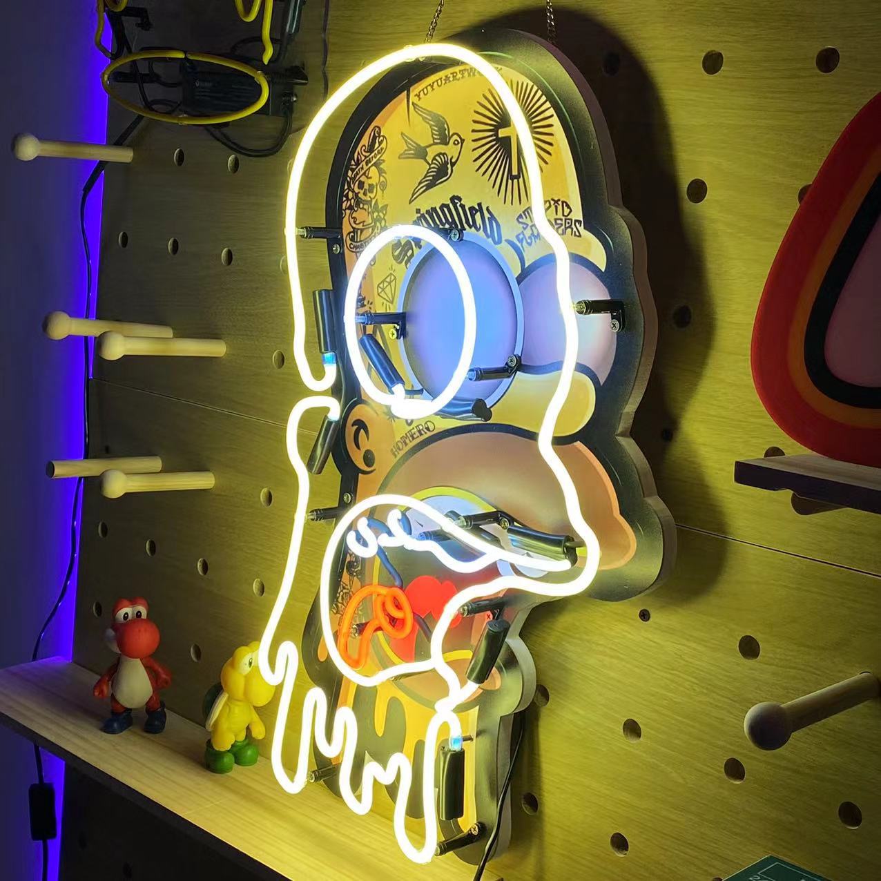 Fashionable Hot-Selling Uncle Barley Glass Neon Tube Letter Sign Neon Party Art Decorative Light Letters