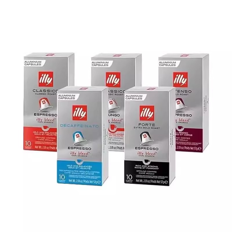 (All New Dates on the Network) Illy French Original Imported Illy Capsule Coffee Capsule Black Coffee Italian American Style