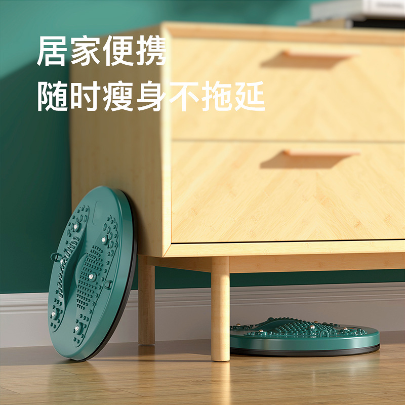 Cross-Border Temu Labeling and Delivery Magnet Massage Waist Twisting Disc Home Sports Fitness Equipment Waist Exercise Twisting Machine