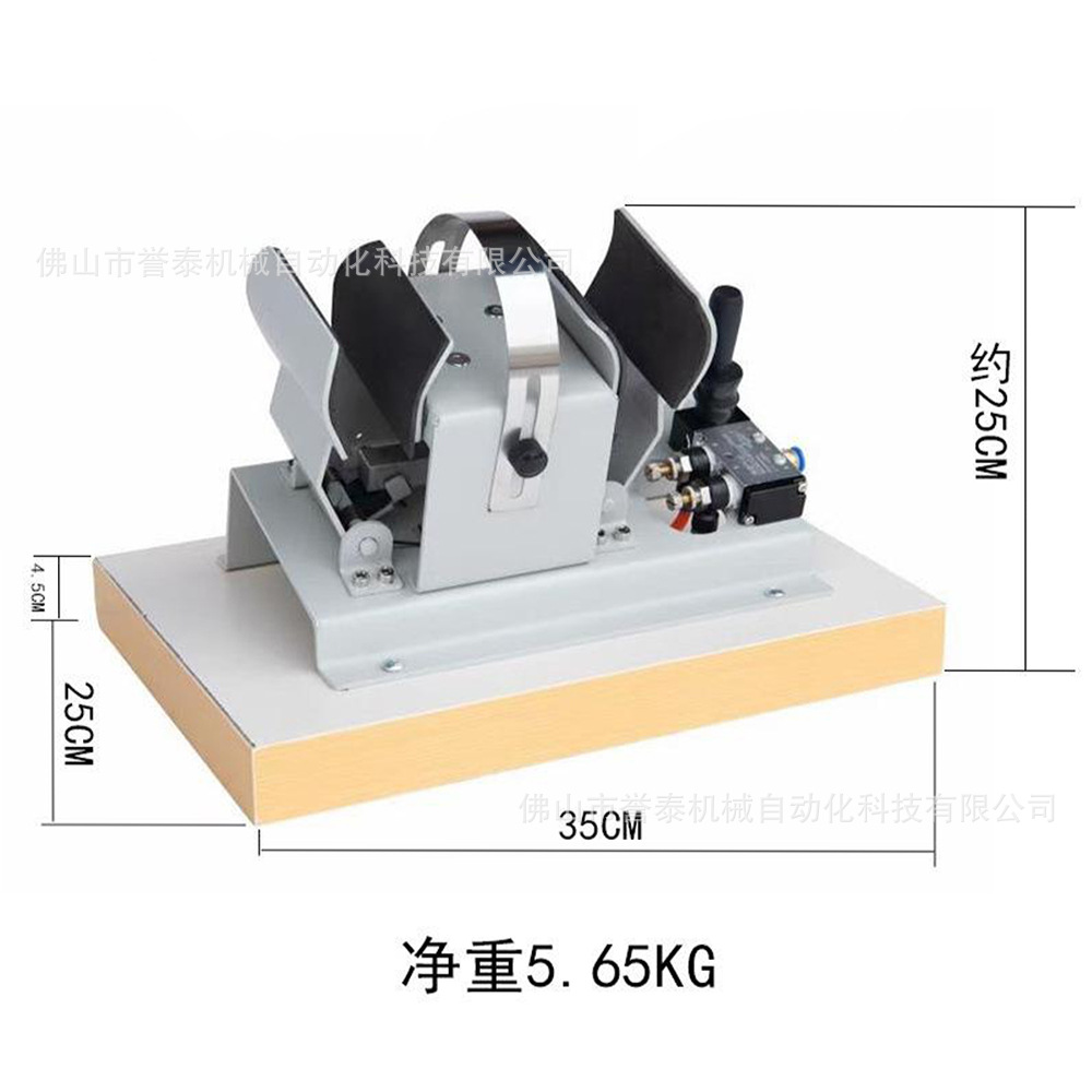 Pneumatic shoe strap machine upper clamp machine sports casual shoes upper tie shoe strap clip tight shoe strap machine