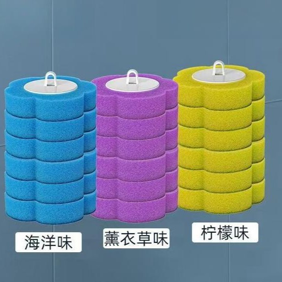 Disposable Toilet Brush Head, Touch-Free Disposable Toilet Brush Replacement Head, Bathroom Brush Head Comes with Cleaning Liquid