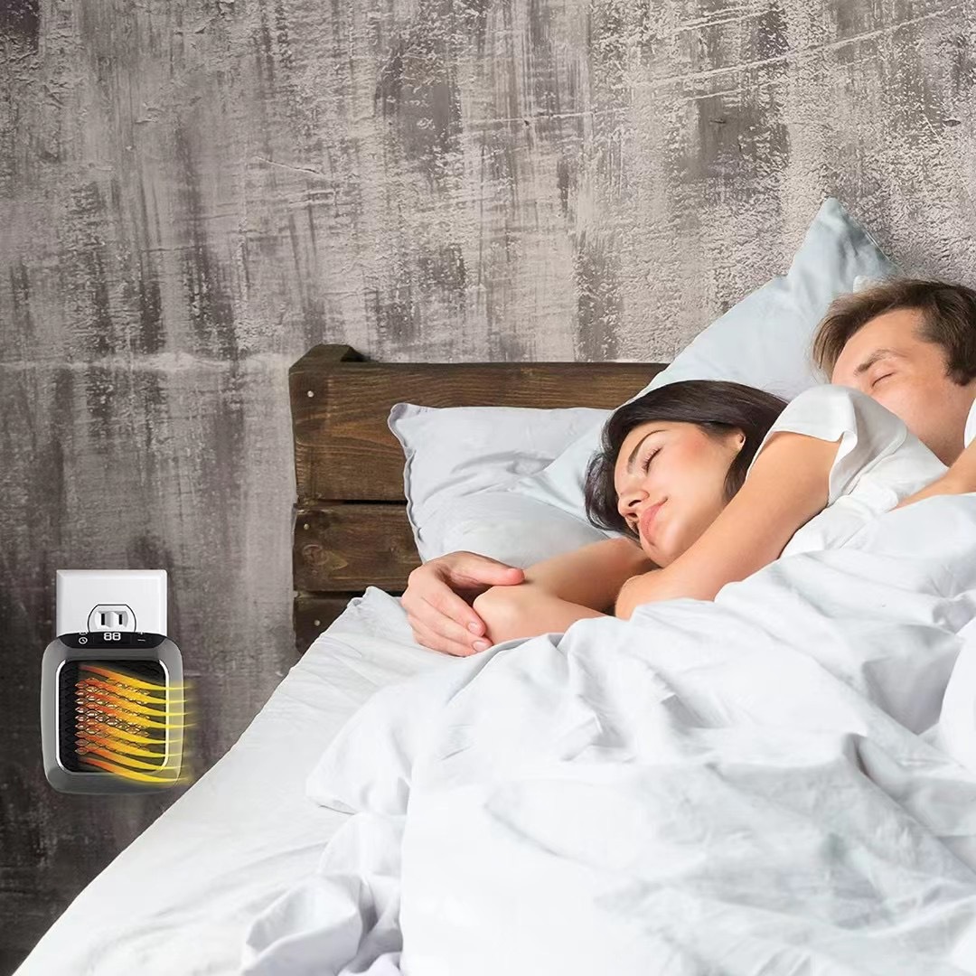 Black Technology mini heater household small Heater Portable wall-mounted energy-saving bath heater office heater